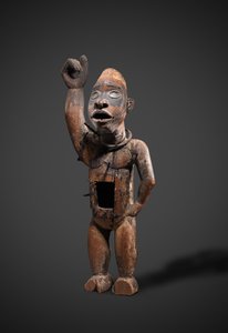 Nkisi（木、鉄、ガラス）